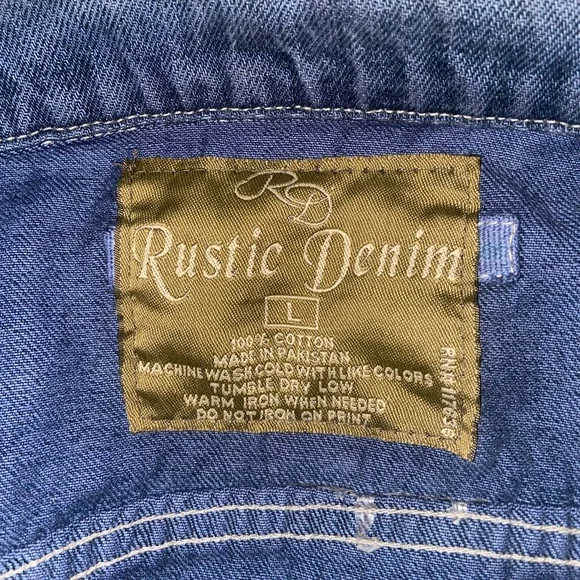 Rustic Denim Jean Jacket - Picture 3 of 3
